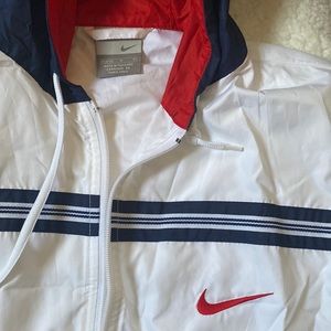 Nike sleeveless zip up